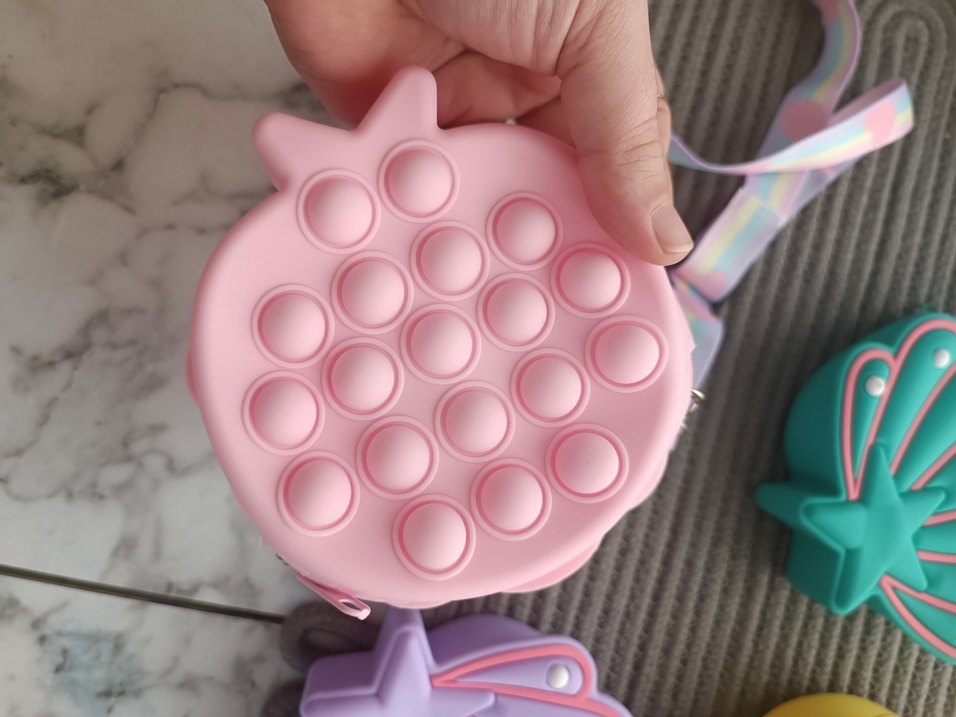 Renkli Deniz Kabuğu Desenli Kız Çanta - Görsel 4