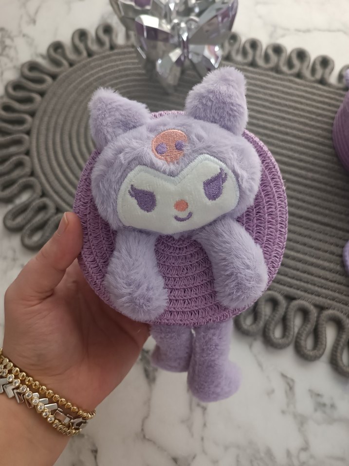 Kuromi Hasır Çanta - Görsel 2