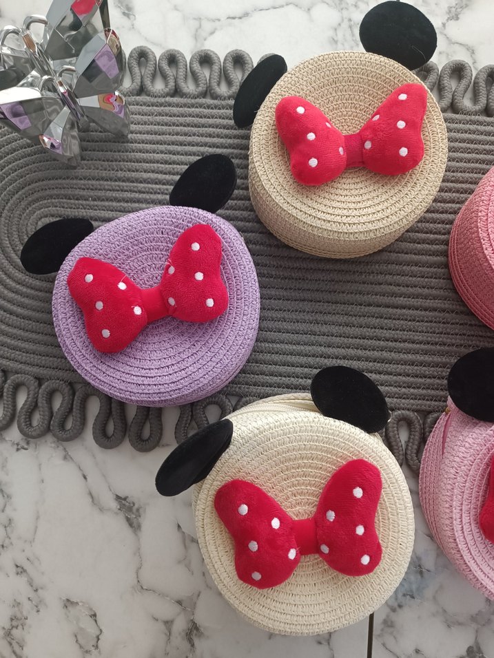 Miki Mouse Hasır Çanta - Görsel 2