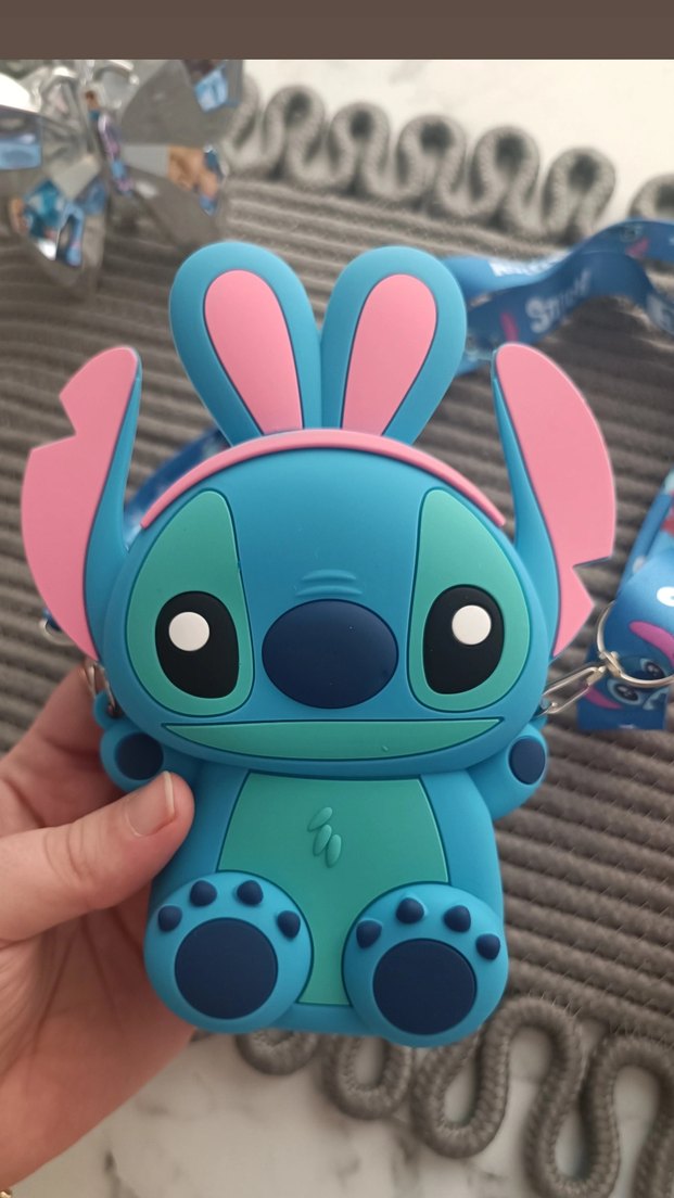 Stitch Silikon Çocuk Çanta - Görsel 2