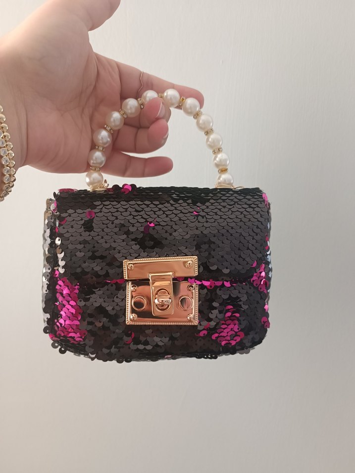 Çocuk Payet Çanta - Görsel 5