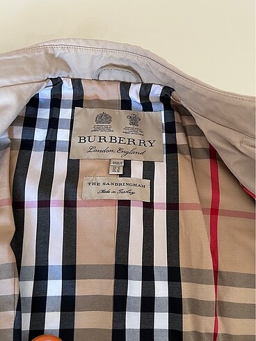 38 Beden camel Renk Burberry Trençkot