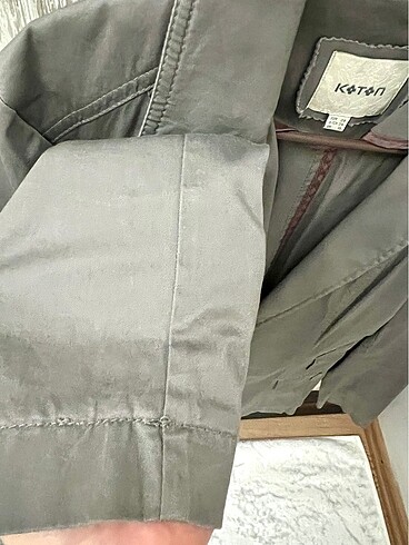 s Beden gri Renk Koton blazer ceket