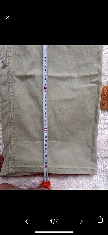 42 Beden yeşil Renk H&M wide leg pantolon