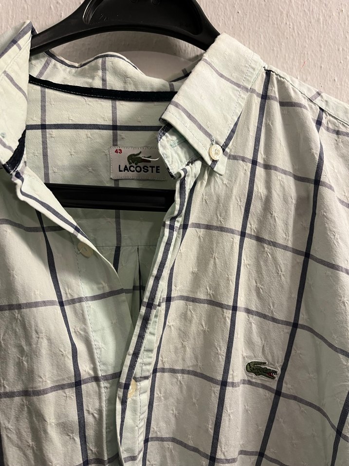 Erkek Gri Uzun Kollu Keten Gömlek - Görsel 3