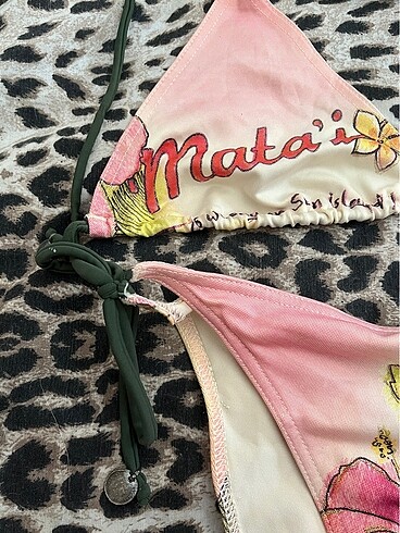 m Beden vintage görünümlü banana moon bikini takımı