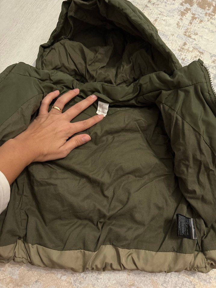 Erkek Çocuk Yeşil Fermuarlı Mont - Görsel 2