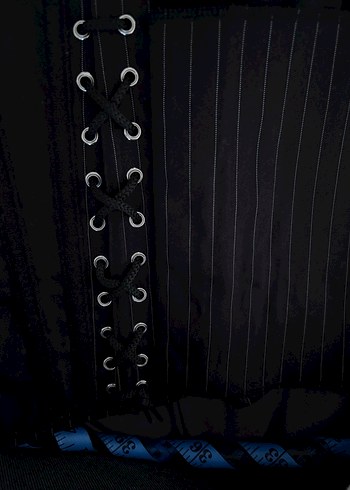 Siyah Straplez korse - Görsel 3