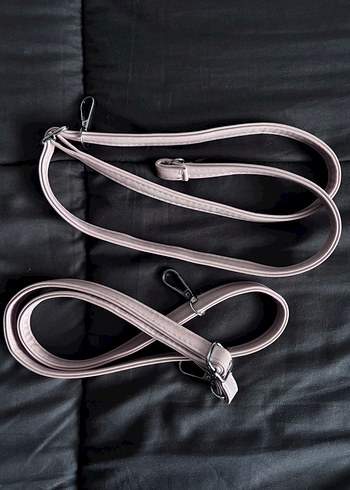 Pembe Deri Kadın Omuz Çantası - Görsel 5