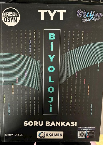 TYT Biyoloji Soru Bankası Siyah