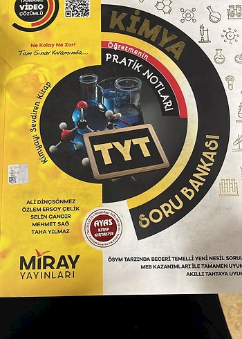 Miray Yayınları TYT Kimya Soru Bankası