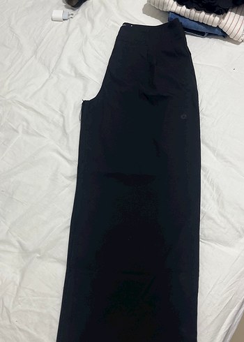 Siyah Düz Kadın Kumaş Pantolon