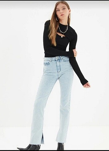 Trendyolmilla slim flare jean