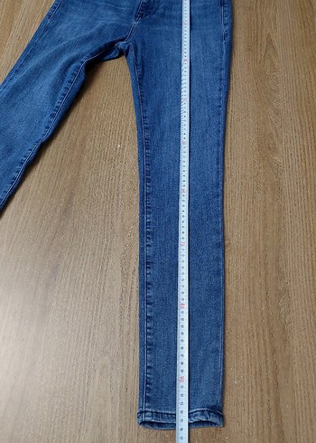 28 Beden Kadın Lacivert Normal Boy Denim Pantolon