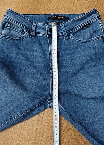 28 Beden lacivert Renk Kadın Lacivert Normal Boy Denim Pantolon