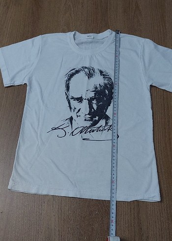 Beyaz Kız Çocuk Kısa Kollu Baskılı Tişört - Görsel 3