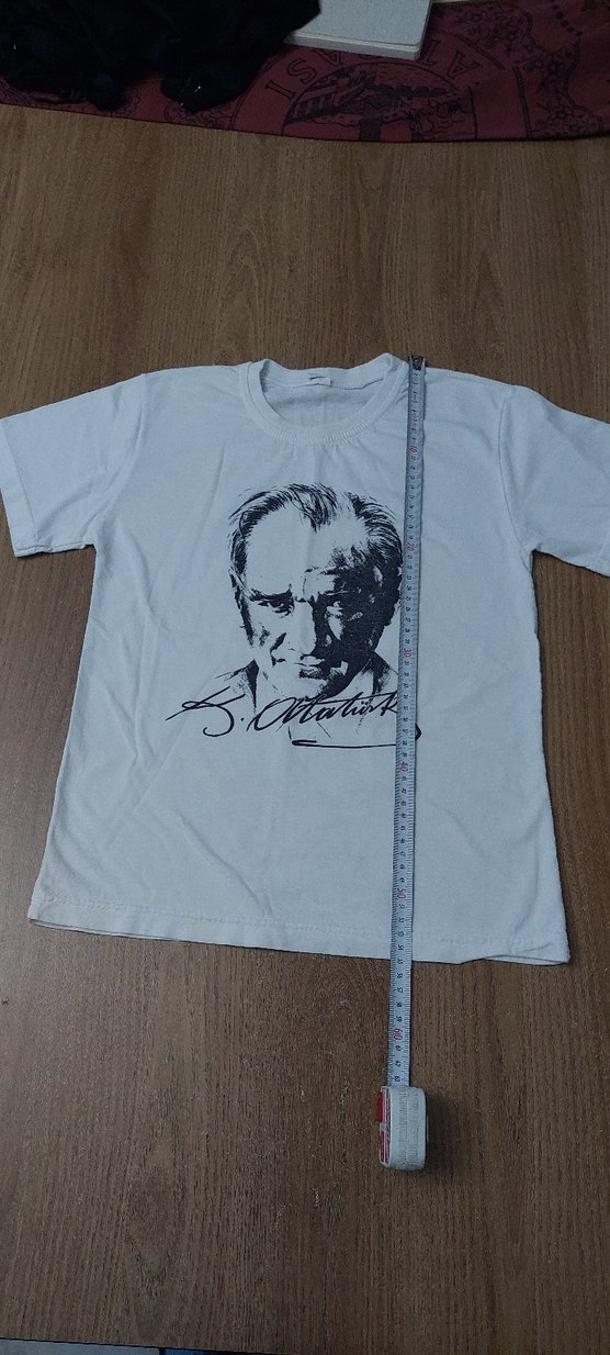 Beyaz Kız Çocuk Kısa Kollu Baskılı Tişört - Görsel 3