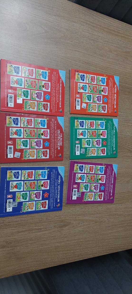 Çocuklar için Eğitim Seti - 6 Kitap - Görsel 4