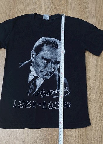 Kız Çocuk Siyah Baskılı Kısa Kollu Tişört - Görsel 3