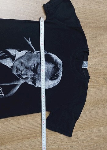 Kız Çocuk Siyah Baskılı Kısa Kollu Tişört - Görsel 4