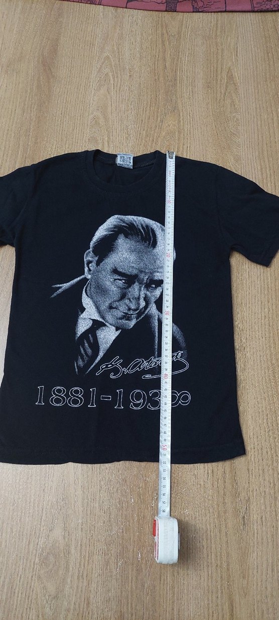 Kız Çocuk Siyah Baskılı Kısa Kollu Tişört - Görsel 3