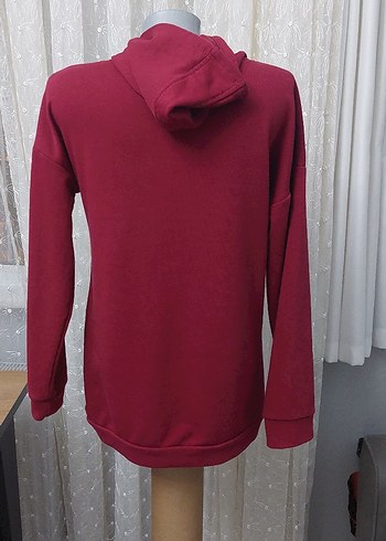 Bordo Minnie Baskılı Uzun Kollu Kız Sweatshirt - Görsel 3