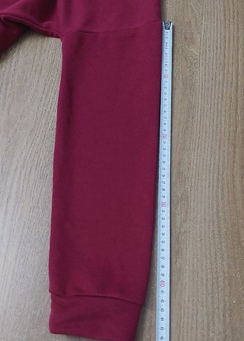 Bordo Minnie Baskılı Uzun Kollu Kız Sweatshirt - Görsel 6