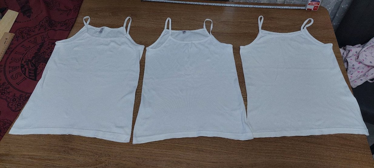 Çocuk İnce Askılı Atlet 3'lü Set - Görsel 3