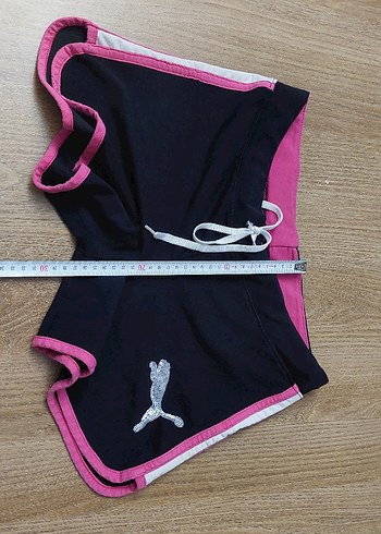 Pembe Siyah Mini Spor Şort - Görsel 5