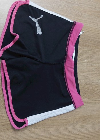 Pembe Siyah Mini Spor Şort - Görsel 6