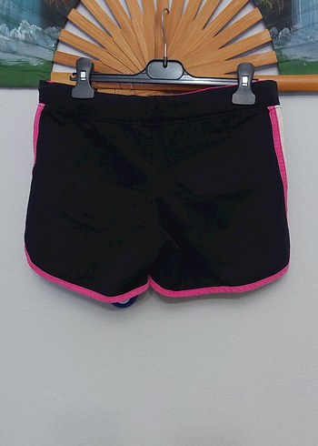Pembe Siyah Mini Spor Şort - Görsel 2