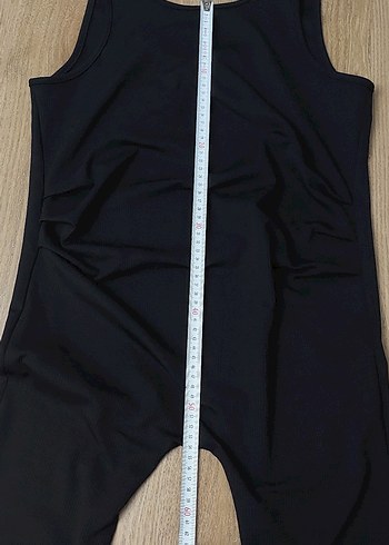 Siyah V Yaka Kadın Tulum - Görsel 7