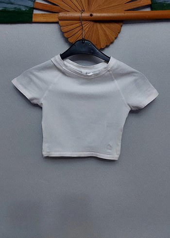 Beyaz Çocuk Kısa Kollu penye&tişört