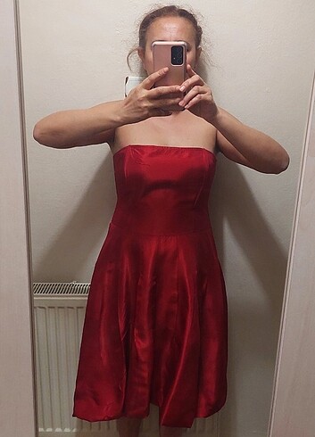 xl Beden kırmızı Renk Kadın elbise 