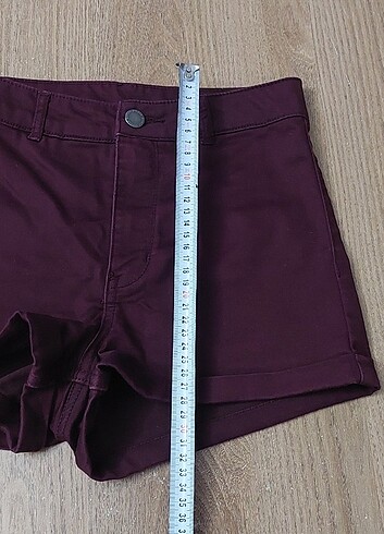 xs Beden bordo Renk Kadın şort