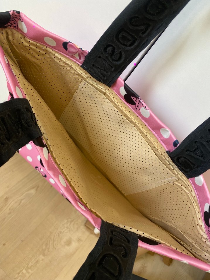 Pembe Minnie Mouse Desenli Kadın Omuz Çantası - Görsel 3