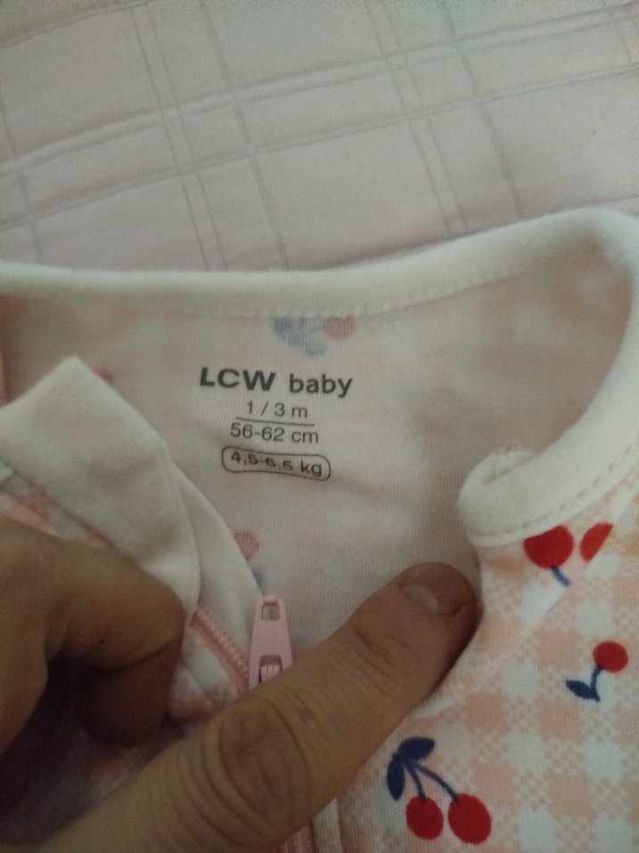 Nakışlı Örgü Pembe Bebek Tulumu - Görsel 3