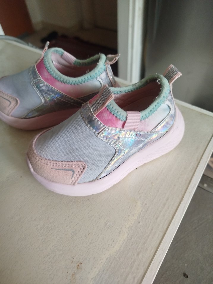 Kız Çocuk Pembe Bağcıksız Sneaker - Görsel 2