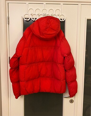 m Beden kırmızı Renk Air Jordan Puffer Yeni Sezon Şişme Mont