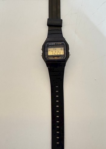 Casio F-91W-1DG Retro Plastik Dijital Kol Saati Vintage