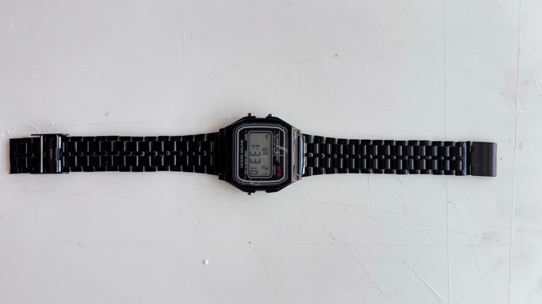 Dijital Kadın Erkek  Retro Vintage Saat - Görsel 3