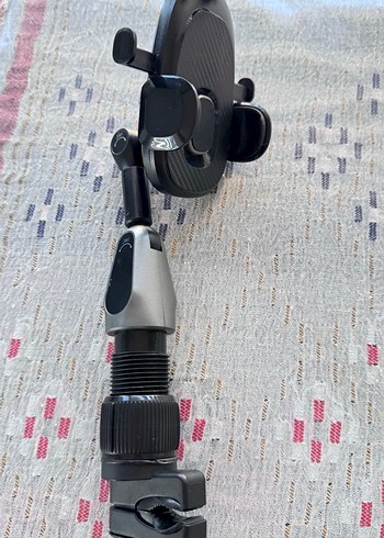 Dikiz Aynası Araç İçi Telefon Tutucu Gri Telefon Tutucu - Görsel 2