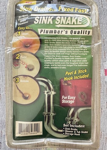 Tıkanıklık Açıcı Lavabo Yılanı Lavabo Açıcı - Görsel 2