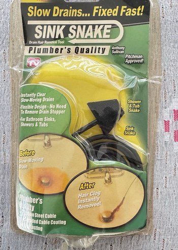 Tıkanıklık Açıcı Lavabo Yılanı Lavabo Açıcı - Görsel 4