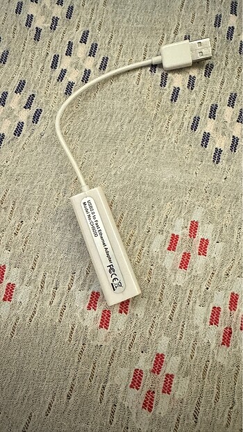 USB to Ethernet Dönüştürücü Adaptör Beyaz - Görsel 3