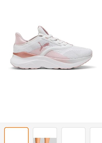 Puma Beyaz Bağcıklı Kadın Spor Ayakkabı