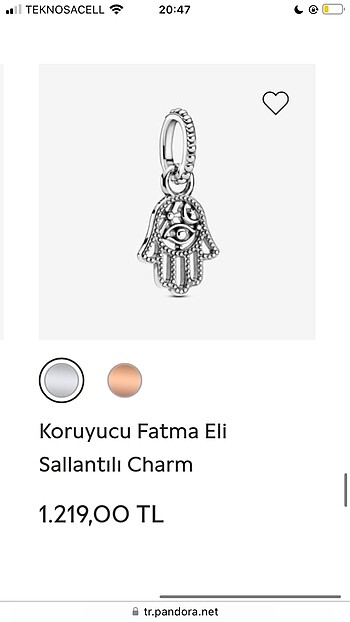 Pandora charm