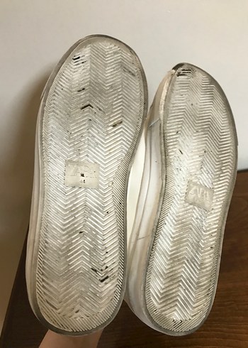 Beyaz Parlak Erkek spor ayakkabı - Görsel 4