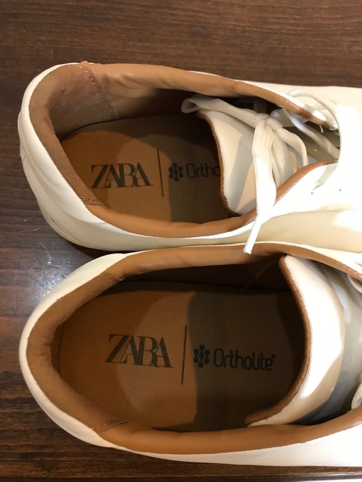 Beyaz Parlak Erkek spor ayakkabı - Görsel 2