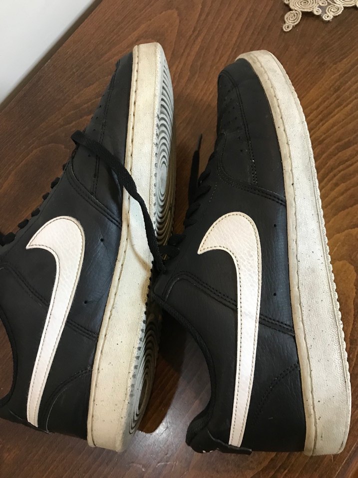 Erkek Siyah Spor Ayakkabı Bağcıkları - Görsel 3